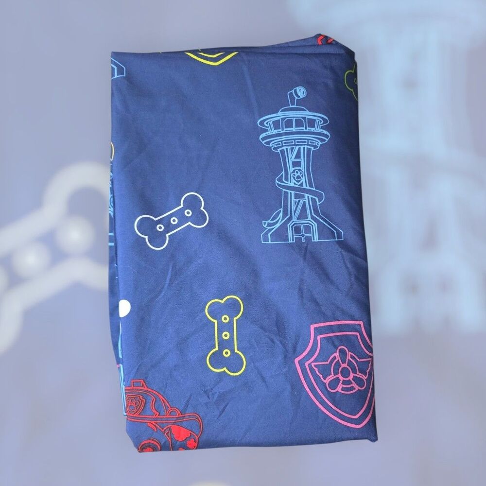 Paw Patrol Twin 3 Pc. Sheet Set Nickelodeon Nick Jr Kids Cartoon Bedding - Picture 5 of 6